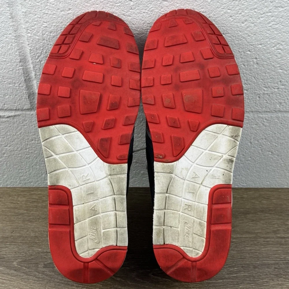 Nike Air Max 1 Breathe‎ Men's Sz 11 University Red Sneakers 644140-002